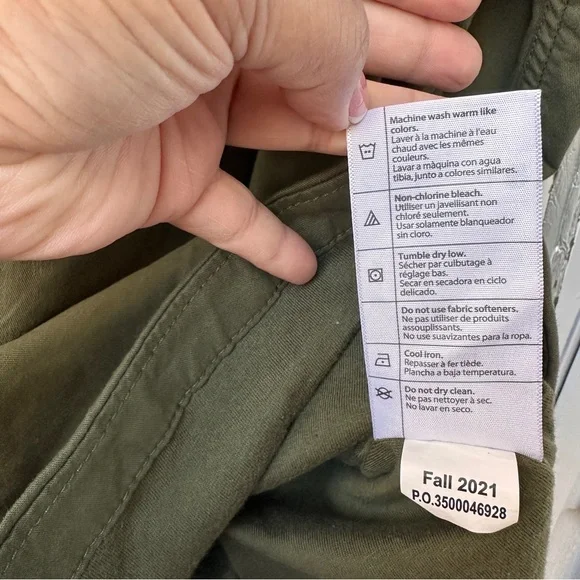 Women Carhartt Loose Fit Midweight Twill Long-Sleeve Jersey-Lined Shirt … - Picture 10 of 10